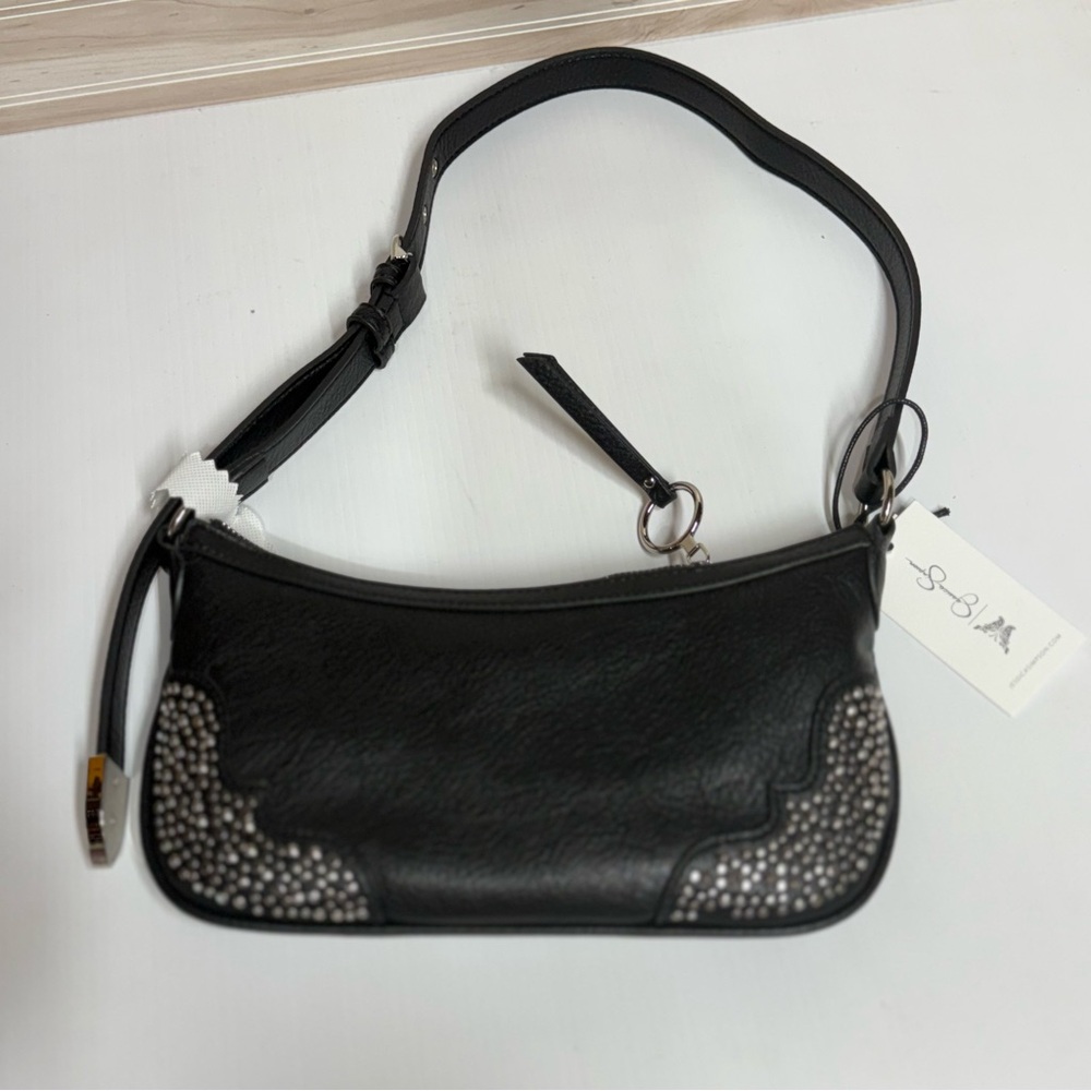 Jessica Simpson Elegant Black Shoulder Bag